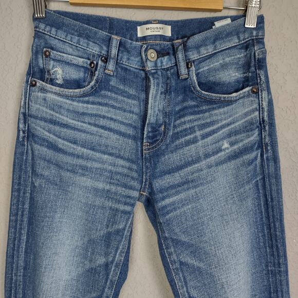 MOUSSY Natalia Cropped Skinny Jeans Size 25 - Picture 12 of 16